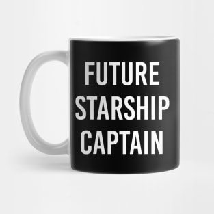 Future Starship Captain (Black) Mug